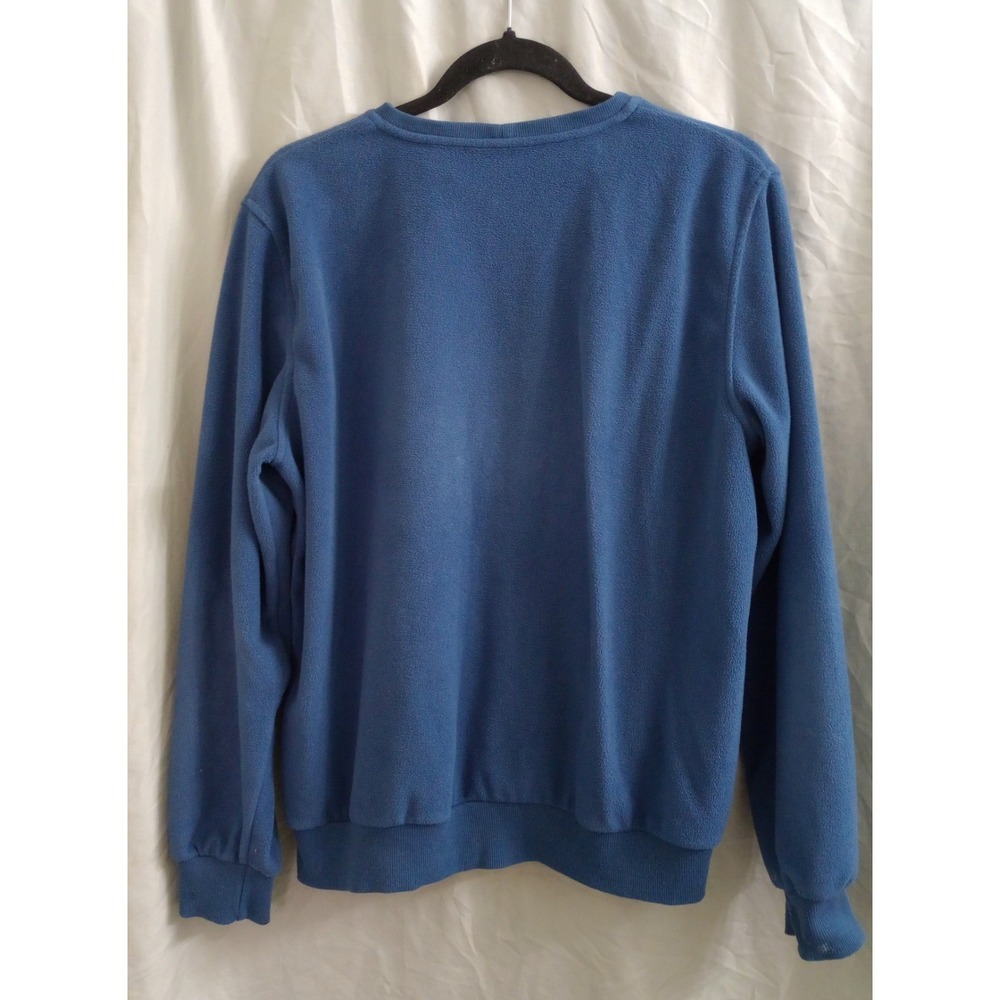 Vintage Alfred Dunner Sweatshirt Bunnies Ice Skating Grandmacore Blue Medium - Picture 2 of 6
